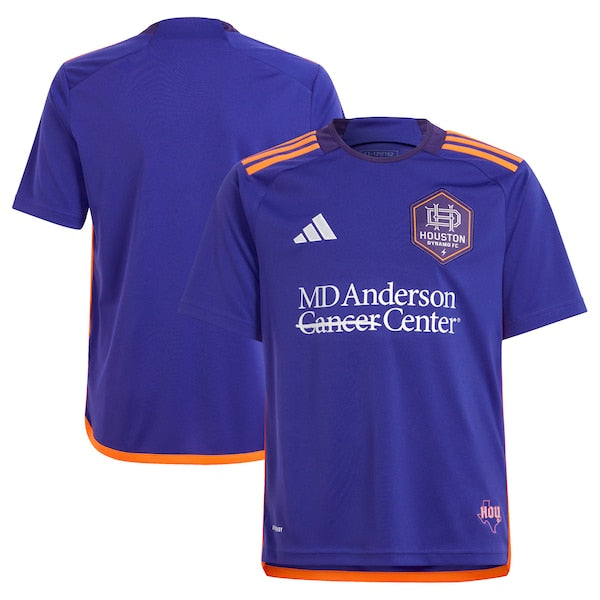 Houston Dynamo FC adidas Youth 2024 Still Holdin' Replica Jersey?ยจC Purple
