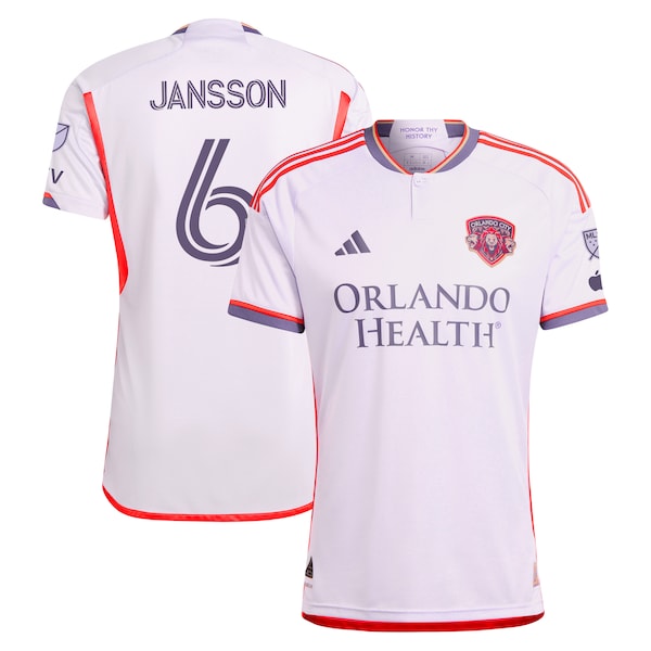 Robin Jansson Orlando City SC adidas 2024 Legacy Kit Authentic Player Jersey?ยจC Purple