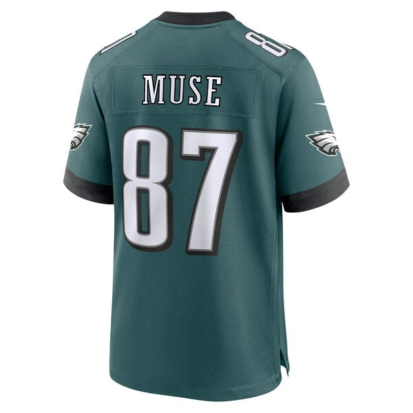 Nick Muse Philadelphia Eagles Nike Team Game Jersey - Midnight Green - Image 3
