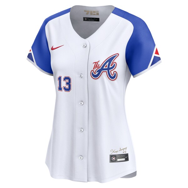Ronald Acu?a Jr. Atlanta Braves Nike Women's City Connect Limited Player Jersey - White - Image 2