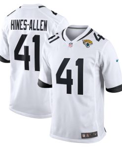 Alternative view of Josh Hines-Allen Jacksonville Jaguars Nike Player Game Jersey - White