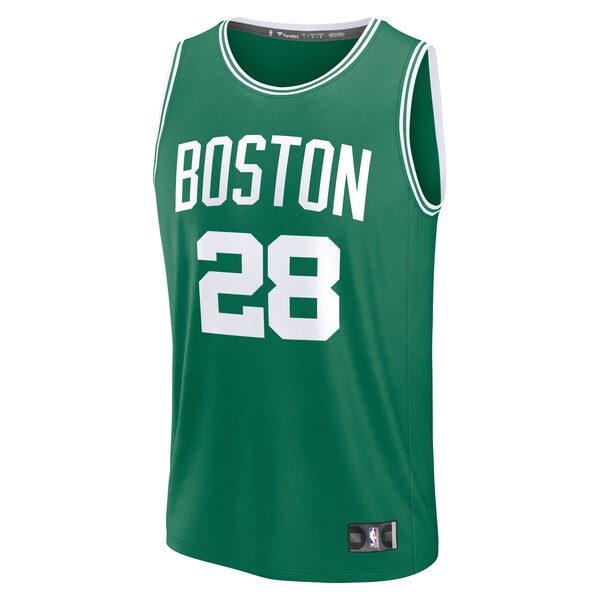 Hugo Gonzalez Boston Celtics Youth 2025 NBA Draft First Round Pick Fast Break Replica Jersey - Icon Edition - Kelly Green - Image 2