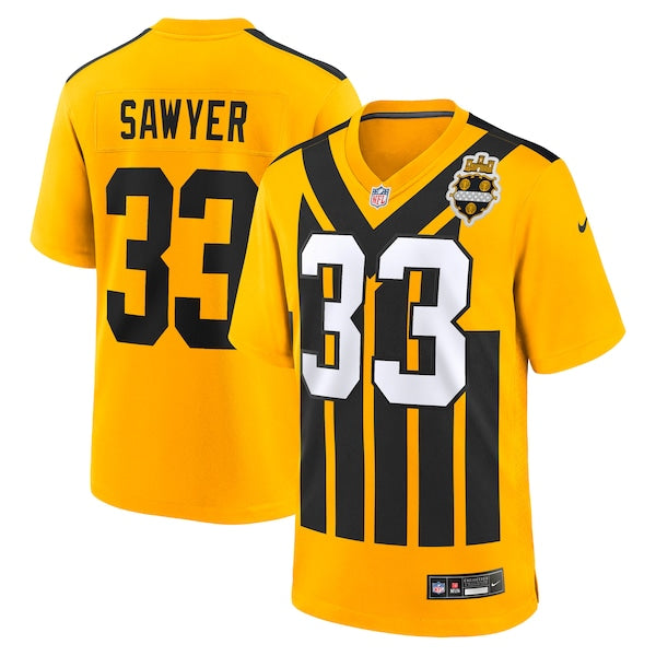 Jack Sawyer Pittsburgh Steelers Nike Alternate Game Jersey - Gold/Black - Image 2