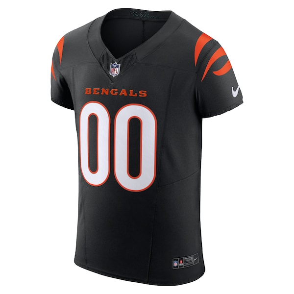 Cincinnati Bengals Nike Team Vapor F.U.S.E. Elite Custom Jersey - Black - Image 3