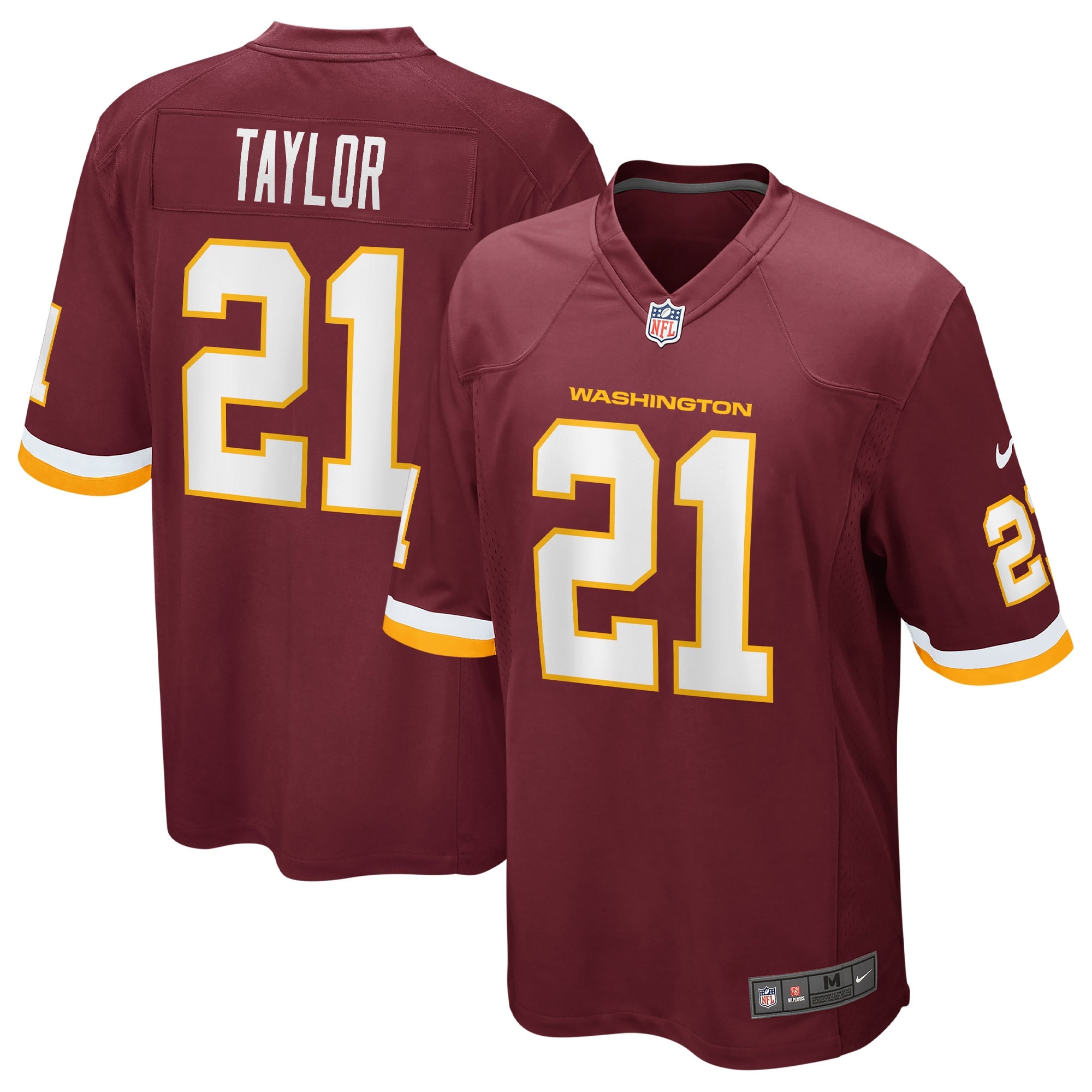 Sean Taylor Washington Football Team Nike Retired Player Team Game Jersey - White/Burgundy - Image 2