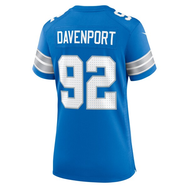 Marcus Davenport Detroit Lions Nike Women's Team Game Jersey - Blue - Image 3