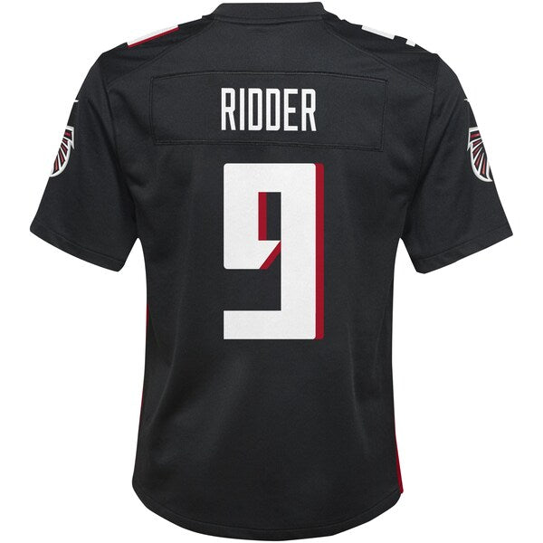 Desmond Ridder Atlanta Falcons Nike Youth Game Jersey - Black - Image 3