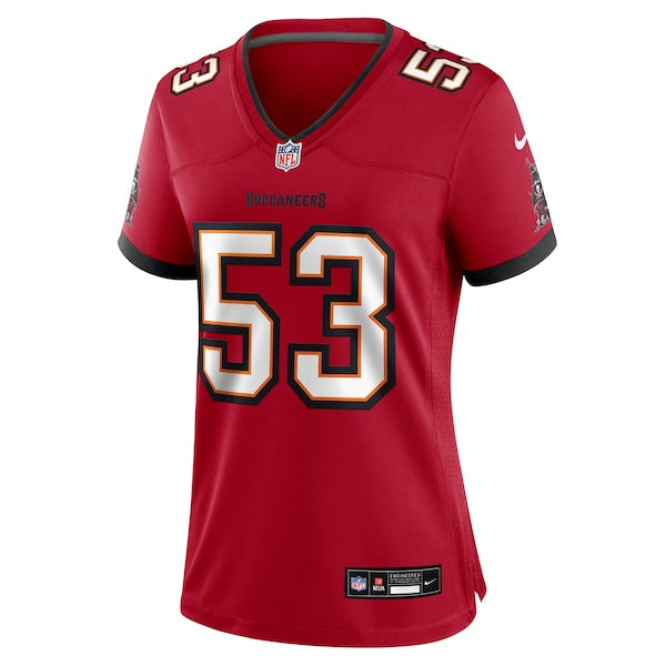 Deion Jennings Tampa Bay Buccaneers Nike Women's Team Game Jersey - Red - Image 2