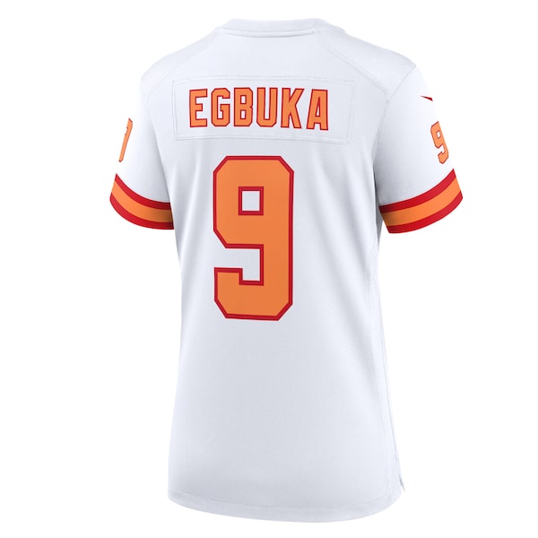 Emeka Egbuka '76 Tampa Bay Buccaneers Nike Women's 50th Season Game Jersey - White/Red/Creamsicle - Image 4