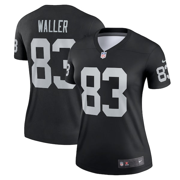 Darren Waller Las Vegas Raiders Nike Women's Legend Jersey - Black/White - Image 2