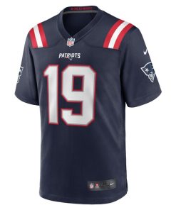 Alternative view of Garrett Gilbert New England Patriots Nike Home Game Player Jersey - Navy