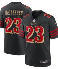 Christian McCaffrey San Francisco 49ers Nike 2025 Rivalries Collection Game Jersey - Black