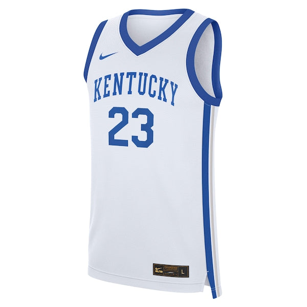 Anthony Davis Kentucky Wildcats Nike Performance Replica Basketball Jersey - White - Image 2