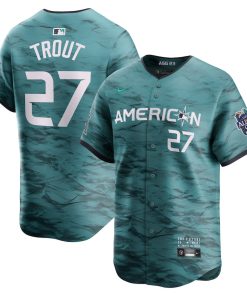 Mike Trout American League Nike 2023 MLB All-Star Game Limited Player Jersey - Teal