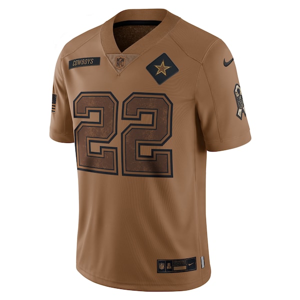Emmitt Smith Dallas Cowboys Nike 2023 Salute To Service Retired Player Limited Jersey - Brown - Image 2