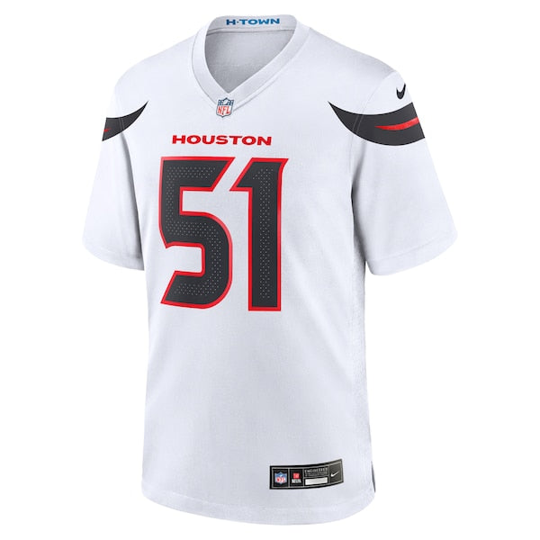 Will Anderson Jr. Houston Texans Nike Game Jersey - White - Image 3