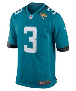 Alternative view of Tyson Campbell Jacksonville Jaguars Nike Team Game Jersey -  Teal