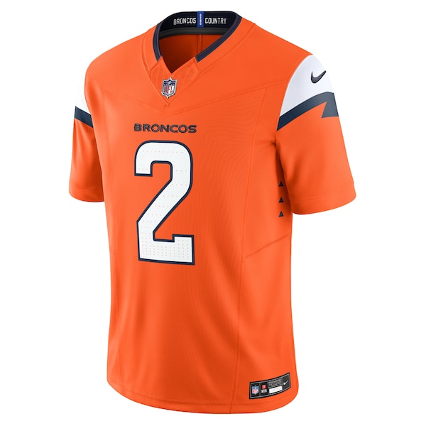 Patrick Surtain II Denver Broncos Nike Vapor F.U.S.E. Limited Jersey - Orange/Navy - Image 3