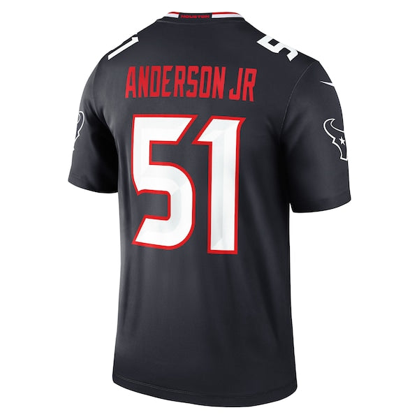 Will Anderson Jr. Houston Texans Nike Team Legend Player Performance Top - Navy - Image 3