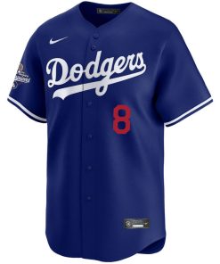 Alternative view of Enrique Hern¨¢ndez Los Angeles Dodgers Nike 2025 World Series Champions Limited Jersey - Royal