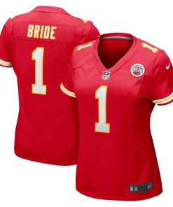 Number 1 Bride Kansas City Chiefs Nike Women's Game Jersey - Red