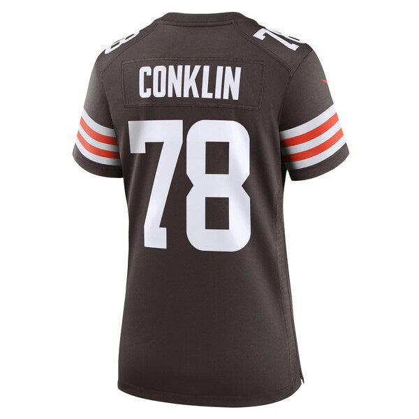 Jack Conklin Cleveland Browns Nike Women's Game Jersey - Brown - Image 4