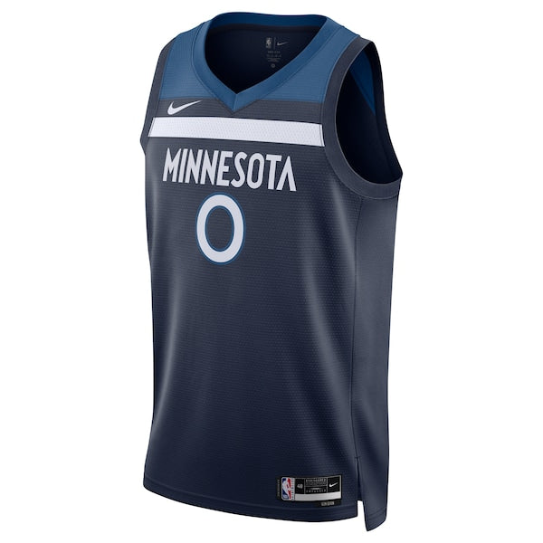 Donte DiVincenzo Minnesota Timberwolves Nike Unisex Swingman Player Jersey - Icon Edition - Navy - Image 2
