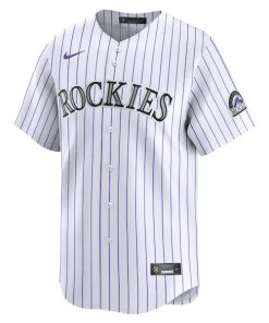 Alternative view of Colorado Rockies Nike Home Limited Player Jersey - White