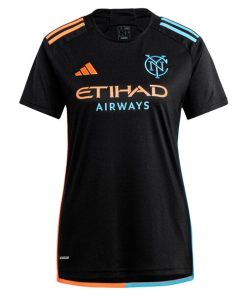 Alternative view of New York City FC adidas Women's 2024 24/7 Kit Replica Custom Jersey?¨C Black