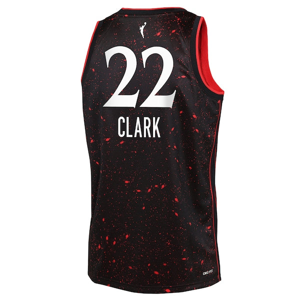 Men's Caitlin Clark Indiana Fever Nike Stranger Things Victory Jersey - Rebel Edition - Black - Image 3