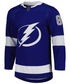 Alternative view of Andrei Vasilevskiy Tampa Bay Lightning adidas  Primegreen Authentic Player Jersey - Blue