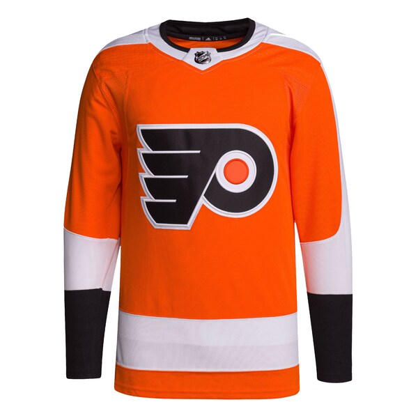 Philadelphia Flyers adidas Men's Home Primegreen Authentic Blank Jersey - Orange - Image 2
