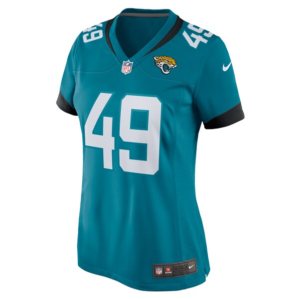 Leonard Taylor Jacksonville Jaguars Nike Women's Game Jersey - Teal - Image 2