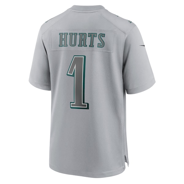 Jalen Hurts Philadelphia Eagles Nike Youth Super Bowl LVII Patch Atmosphere Fashion Game Jersey - Gray - Image 3