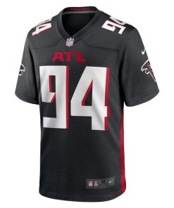 Alternative view of Albert Huggins Atlanta Falcons Nike Team Game Jersey -  Black