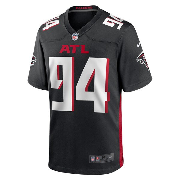 Albert Huggins Atlanta Falcons Nike Team Game Jersey - Black - Image 2