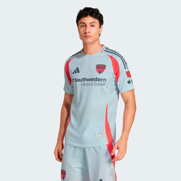FC Dallas adidas 2025 The Inferno Kit Authentic Jersey - Light Blue - Image 5