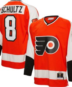 Dave Schultz Philadelphia Flyers  1974/75 Blue Line Player Jersey - Orange