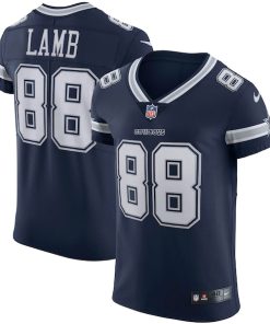 CeeDee Lamb Dallas Cowboys Nike Vapor Elite Jersey - Navy/White