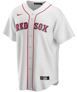 Alternative view of Boston Red Sox Nike Youth Home Replica Custom Jersey - White