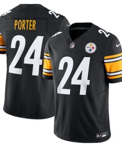 Joey Porter Jr. Pittsburgh Steelers Nike Vapor F.U.S.E. Limited Jersey - Black/White