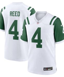 Alternative view of D.J. Reed New York Jets Nike Classic Alternate Game Jersey - White