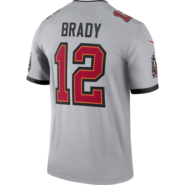 Tom Brady Tampa Bay Buccaneers Nike Inverted Legend Jersey - Gray - Image 3