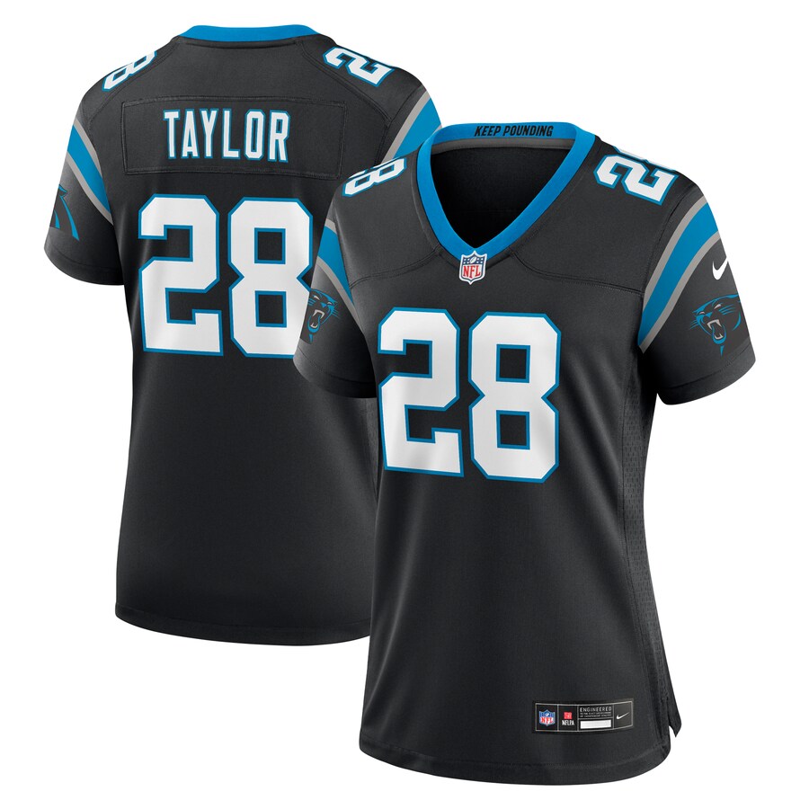 Keith Taylor Carolina Panthers Nike Women's Team Game Jersey - Black