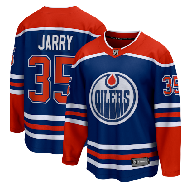 Tristan Jarry Edmonton Oilers Home Premier Breakaway Player Jersey - Royal