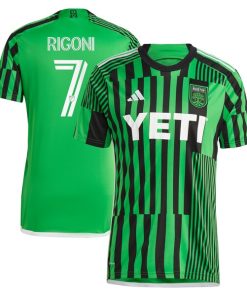Emiliano Rigoni Austin FC adidas 2024 Las Voces Kit Replica Jersey - Green