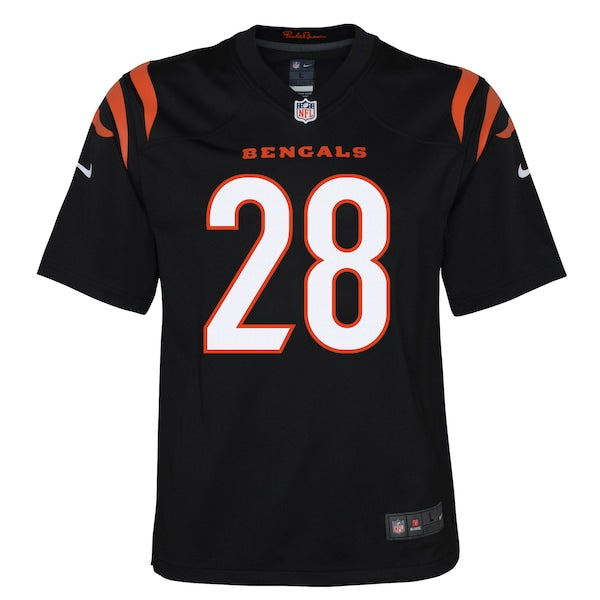 Joe Mixon Cincinnati Bengals Nike Youth Game Jersey - Black - Image 2