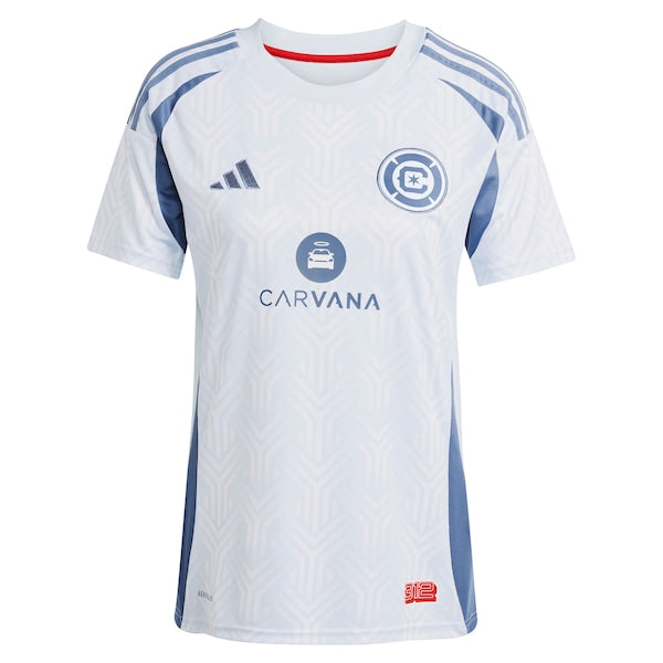 Jonathan Bamba Chicago Fire adidas Women's 2025 The Municipal Kit Replica Player Jersey - Light Blue - Image 2