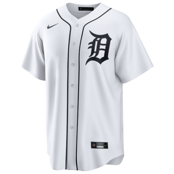 Detroit Tigers Nike Home Replica Jersey - White - Image 2