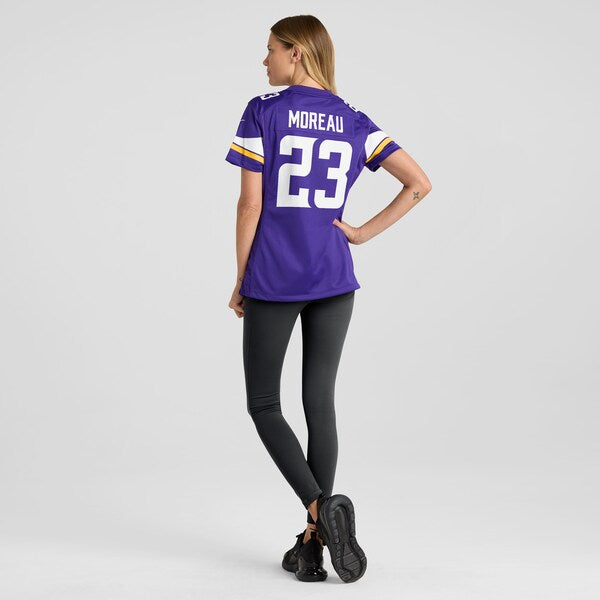 Fabian Moreau Minnesota Vikings Nike Women's Game Jersey - Purple - Image 7